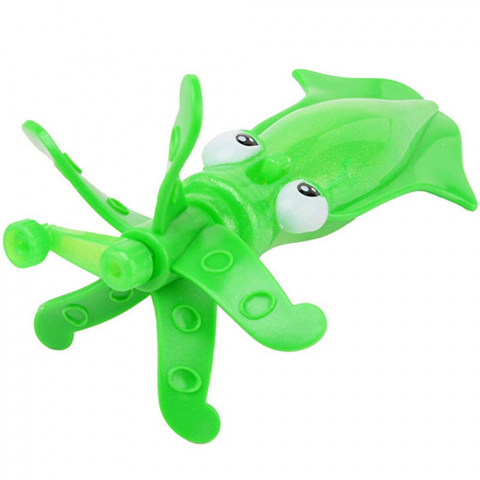 Játékok 50 RON alatt - Jucarie pentru apa - calamar verde cu elice, 15 cm