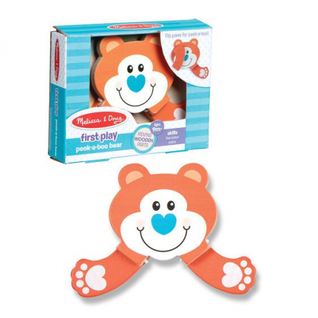 Játékok 0-12 hónaposoknak - Melissa & Doug Jucarie pentru bebe Ursulet Cucu-Bau