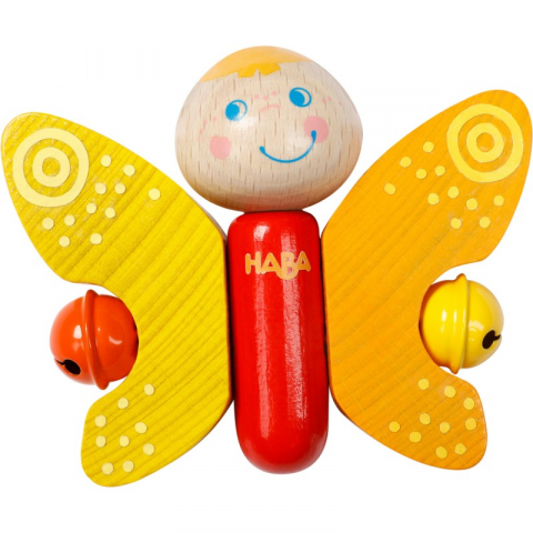 Játékok 3-5 éveseknek - Jucarie pentru dentitie Fluturasul Magic, Haba