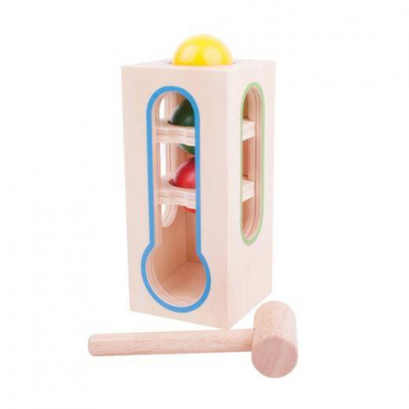 Toate jucariile - BigJigs-Jucarie-pentru-dexteritate-Turnuletul-bilelor