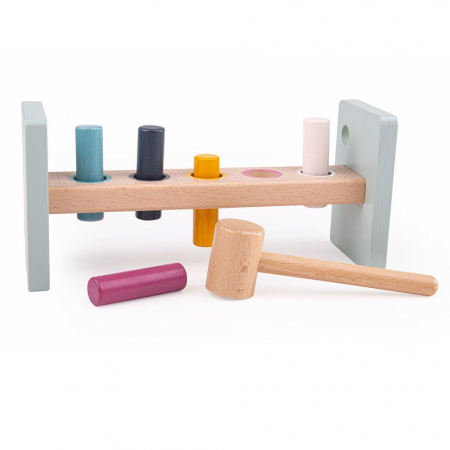 Toate jucariile - BigJigs-Jucarie-pentru-percutie-pastel-