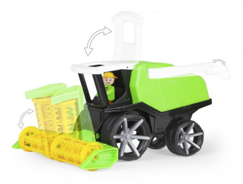 Cadouri botez - Jucarie-plastic-Lena-Truxx-2-Combina-de-semanat-si-treierat-cu-fermier-Lena