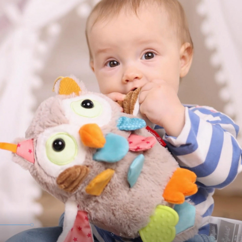 Sigikid-Jucarie senzoriala din plus cu activitati si vibratii Bufnita, PlayQ Sigikid [6]