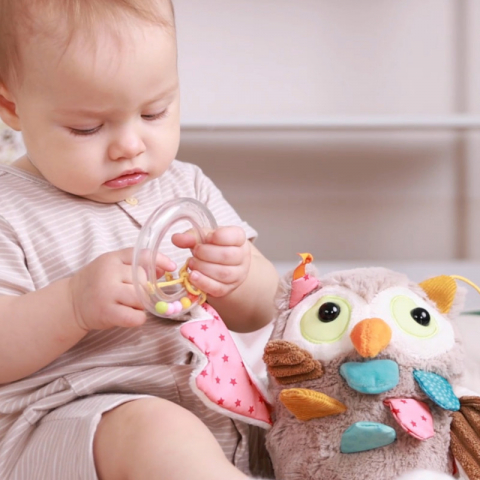 Sigikid-Jucarie senzoriala din plus cu activitati si vibratii Bufnita, PlayQ Sigikid [4]