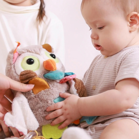 Sigikid-Jucarie senzoriala din plus cu activitati si vibratii Bufnita, PlayQ Sigikid [3]