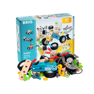 Jucarii 3-5 ani - BRIO-Jucarie set constructie cu motor,  67 piese BRIO, 3+ ani