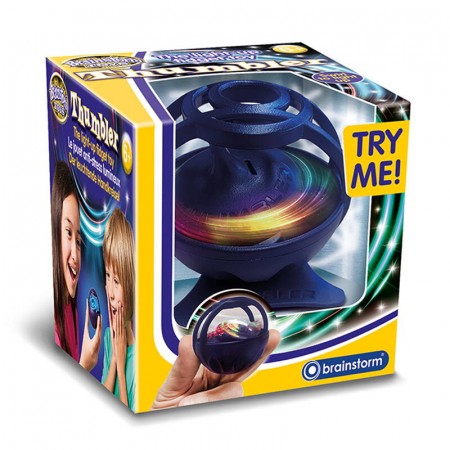 Jucarii +6 Ani - Brainstorm Jucarie Titirez Thumbler - Timp de Rotire mare