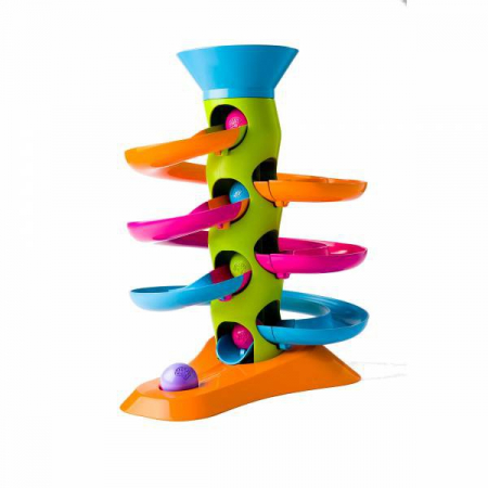 Jucarii educative - Fat Brain Toys-Jucarie Turnulet cu bile RollAgain