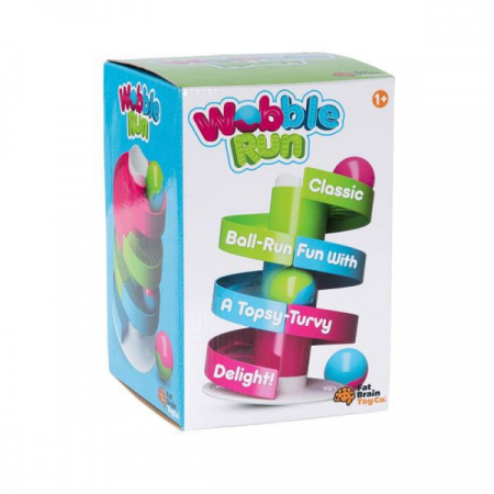Cadouri copii - Fat-Brain-Toys-Jucarie-Turnulet-cu-bile-Wobble-Run
