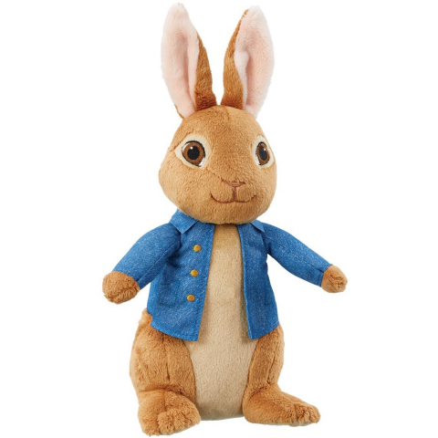 Jucarii 1-3 ani - Rainbow Designs-Jucarie vorbitoare din plus Peter Rabbit, 30 cm