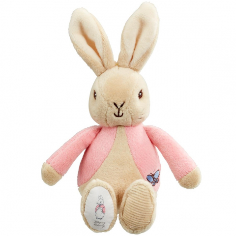 Játékok 1-3 éveseknek - Jucarie zornaitoare din plus Flopsy, Peter Rabbit, 16 cm