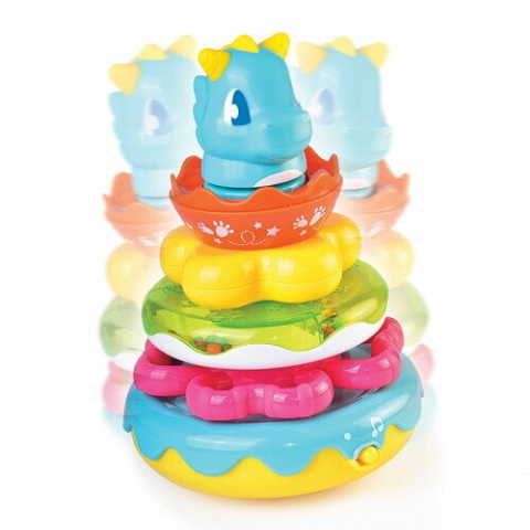 Little Learner-Jurcarie interactiva de stivuit - Dino [2]