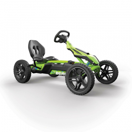 Gyerek gokartok - Berg Toys Kart BERG Rally DRT Verde - volan sport si roti de viteza