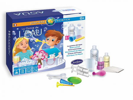 Játékok 6 éves kortól - Sentosphere-Kit-19-experimente-Chimia-Apei