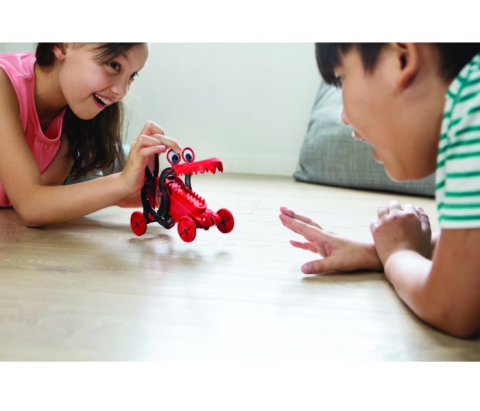 Kit constructie Dragon motorizat, Kidz Robotix, 4M, +8 ani [3]