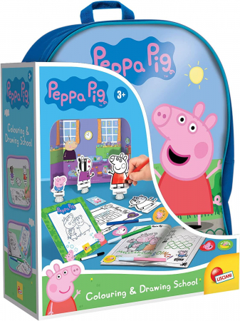 Jucarii 3-5 ani - Lisciani Kit creatie cu ghiozdanel - Peppa Pig