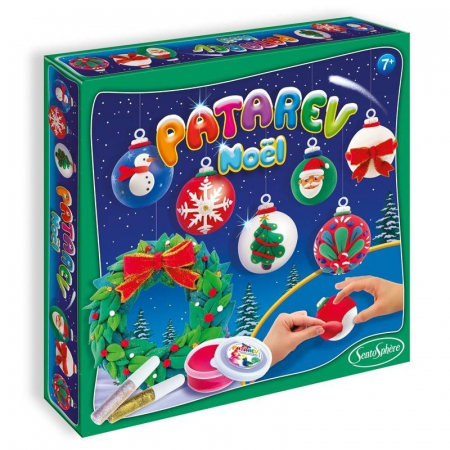 Játékok 4 éves kortól - Sentosphere Kit Creativ - plastilina Patarev Craciun
