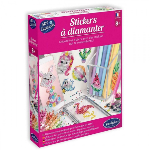 Jucarii 3-5 ani - Sentosphere Kit Creativ Stickere cu Diamante