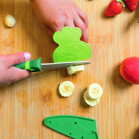 Kit Cutit de Bucatar pentru Copii, Albastru si Rosu, Chefclub Kids [1]