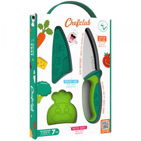 Kit cutit de Bucatar pentru Copii, Verde, Chefclub Kids [3]