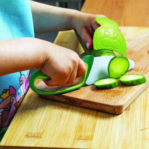 Kit cutit de Bucatar pentru Copii, Verde, Chefclub Kids [1]