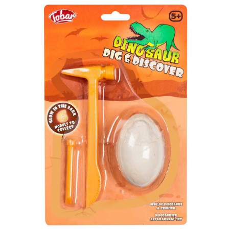 Jocuri si Jucarii Educative - Tobar Kit de excavat - Ou dinozaur