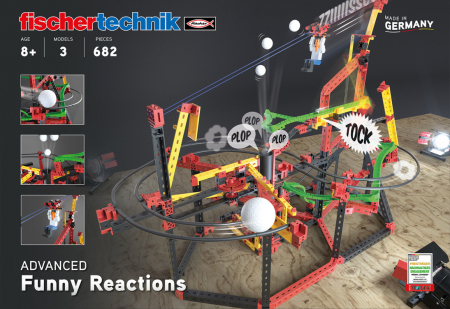 Fischertechnik-Kit STEM Circuite XL de reactii in lant traznite, Fischertechnik [2]