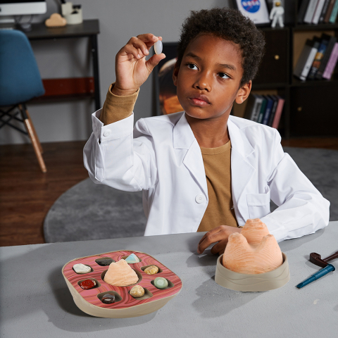 TopBright ScienceCan-Kit STEM de excavare pietre prețioase American wave, TopBright Toys [1]