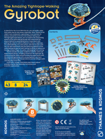 Thames & Kosmos Kit STEM Gyrobot Un Robot Acrobat Motorizat [2]