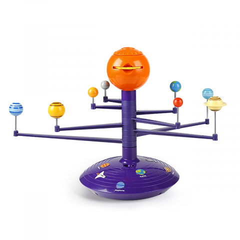 Ajándékok gyerekeknek - STEM készlet Solar system 3D projektorral és hanglejátszással, TopBright