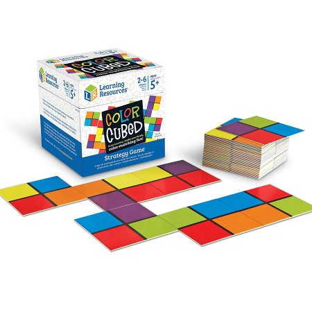 Formák és válogatás - Learning-Resources-Color-cubed-set-educativ-de-strategie