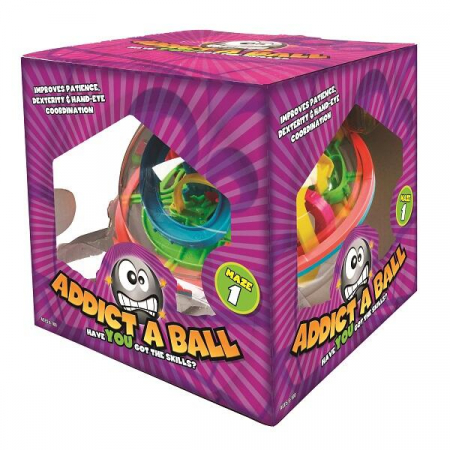 Oktató játékok - Brainstorm-Labirint-3D-Addictaball-19-cm