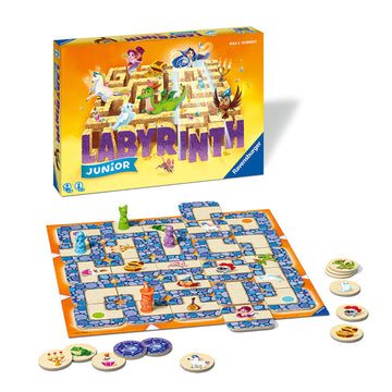 Játékok 3-5 éveseknek - Labyrinth Junior Ravensburger, joc labirint pentru copii de la 4 ani, multilingv incl. RO