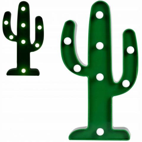 Lampa de veghe in forma de cactus Ricokids 740901 - Verde [1]