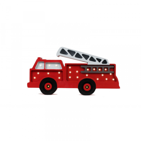 Jucarii 1-3 ani - Little Lights-Lampa LITTLE LIGHTS Masina de pompieri, Red