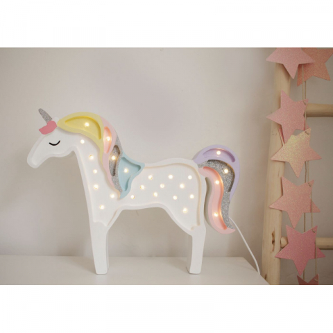 Lampa LITTLE LIGHTS Unicorn, Rainbow [3]