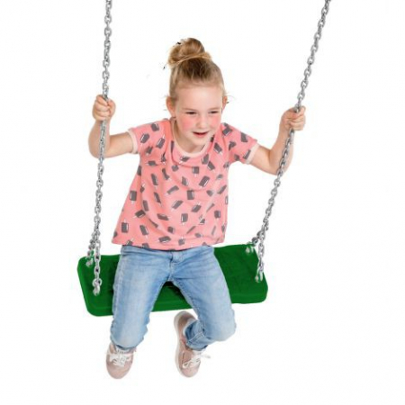 Gyerekhinták - KBT-Leagan din cauciuc cu lant verde inchis