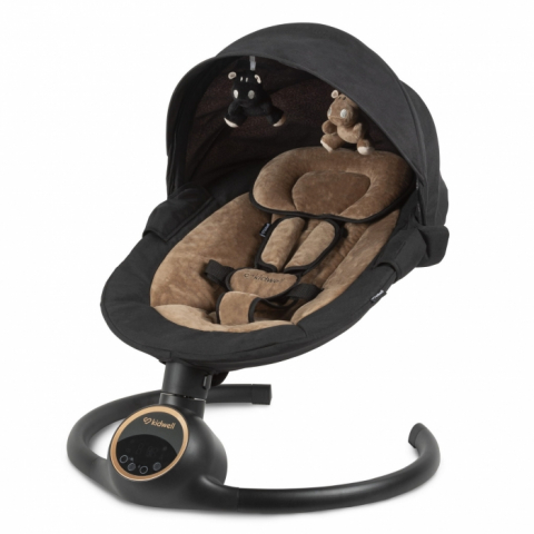 Toate produsele - Leagan electric 2 in 1 Kidwell Reve - Black Gold