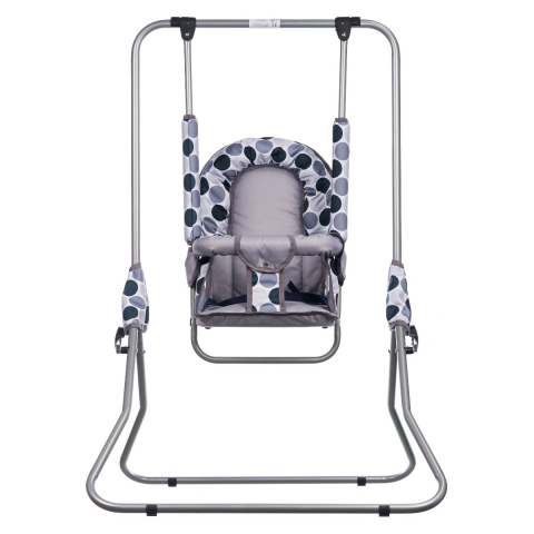 Játékok 1-3 éveseknek - Leagan pentru copii, AppeKids, pentru interior si exterior, Grey Dots