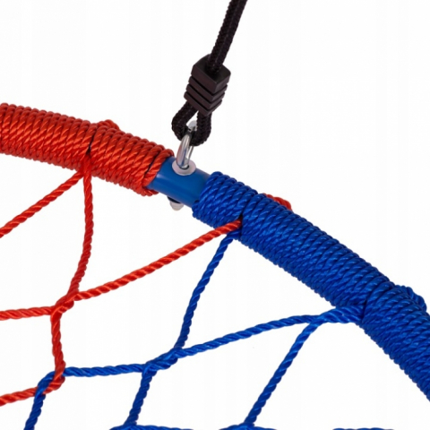 Neo Sport-Leagan tip cuib pentru copii XXL, 95 cm, 150 kg, Neo-Sport 1070, Rosu Albastru [3]