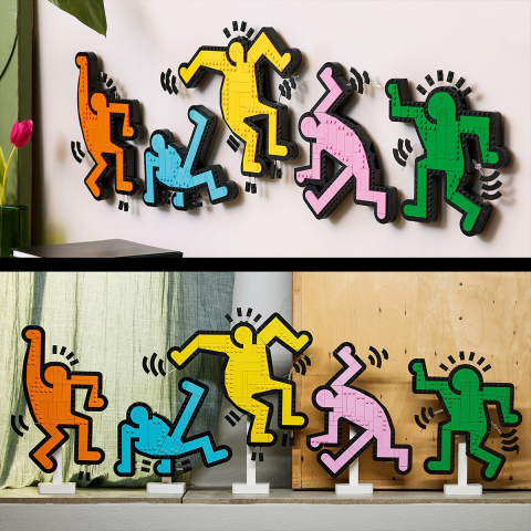 LEGO-Lego Art Keith Haring Figurine Care Danseaza 31216  [2]