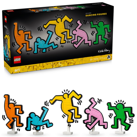 LEGO-Lego Art Keith Haring Figurine Care Danseaza 31216  [1]