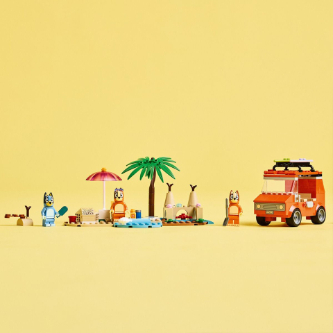 Lego Bluey Calatoria Familiei Lui Blue Cu Masina La Plaja 11202  [1]