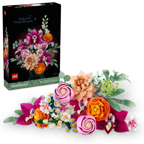Lego Botanicals Buchet De Flori Roz 10342 [4]