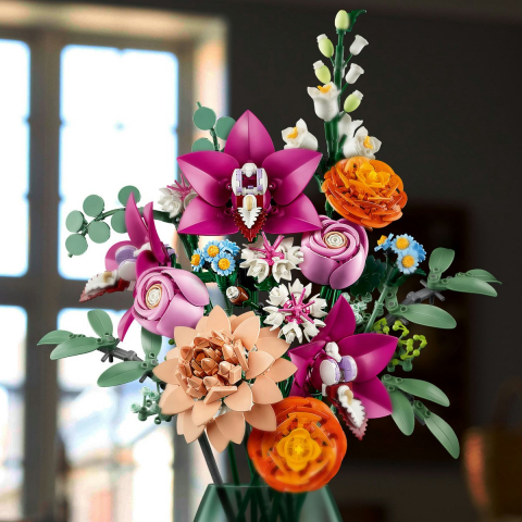 Lego Botanicals Buchet De Flori Roz 10342 [1]