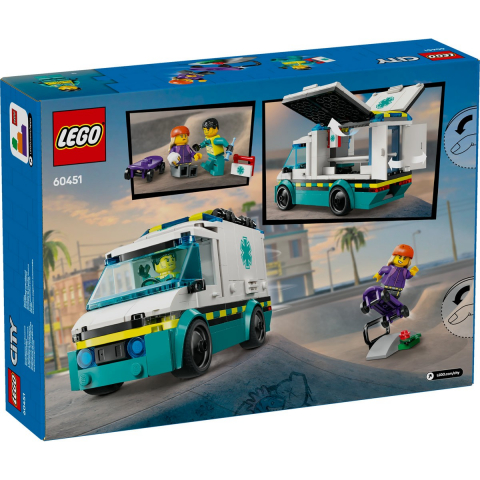 Lego City Ambulanta De Urgente 60451 [6]