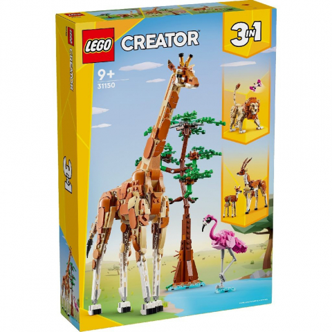 Jucarii 9-12 ani - Lego Creator 3In1 Animale Salbatice Din Safari 31150