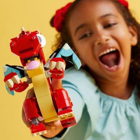 Lego Creator 3In1 Dragon Rosu 31145 [2]