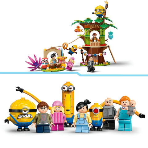 LEGO-Lego Despicable Me4 Resedinta De Familie A Lui Gru Si A Minionilor 75583 [6]