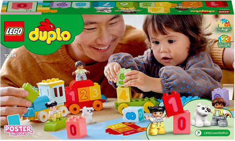 Oktató játékok - Lego Duplo Primul Meu Tren Cu Numere - Invata Sa Numeri 10954